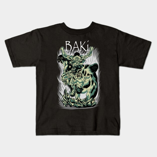 Baki hanma Kids T-Shirt by szymonnowotny8